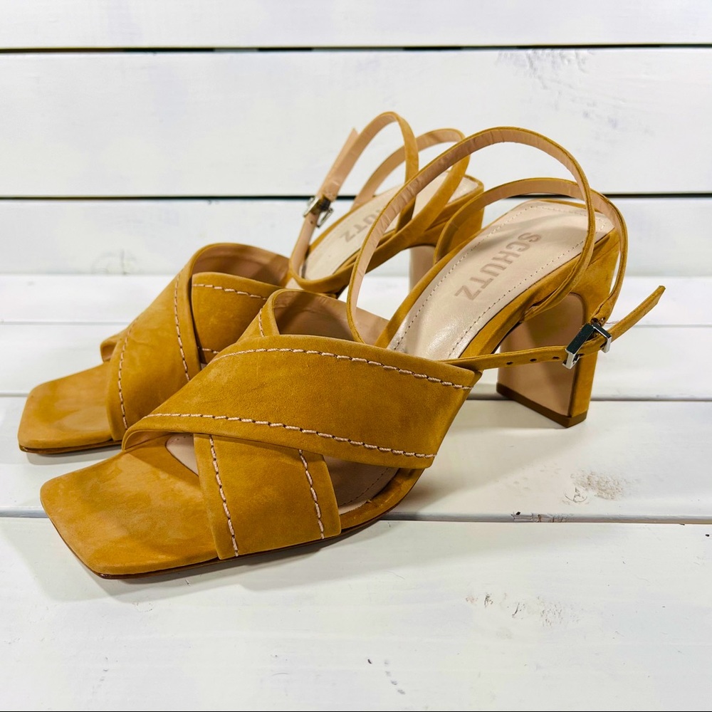 Schutz Anayra Sandal Honey Beige